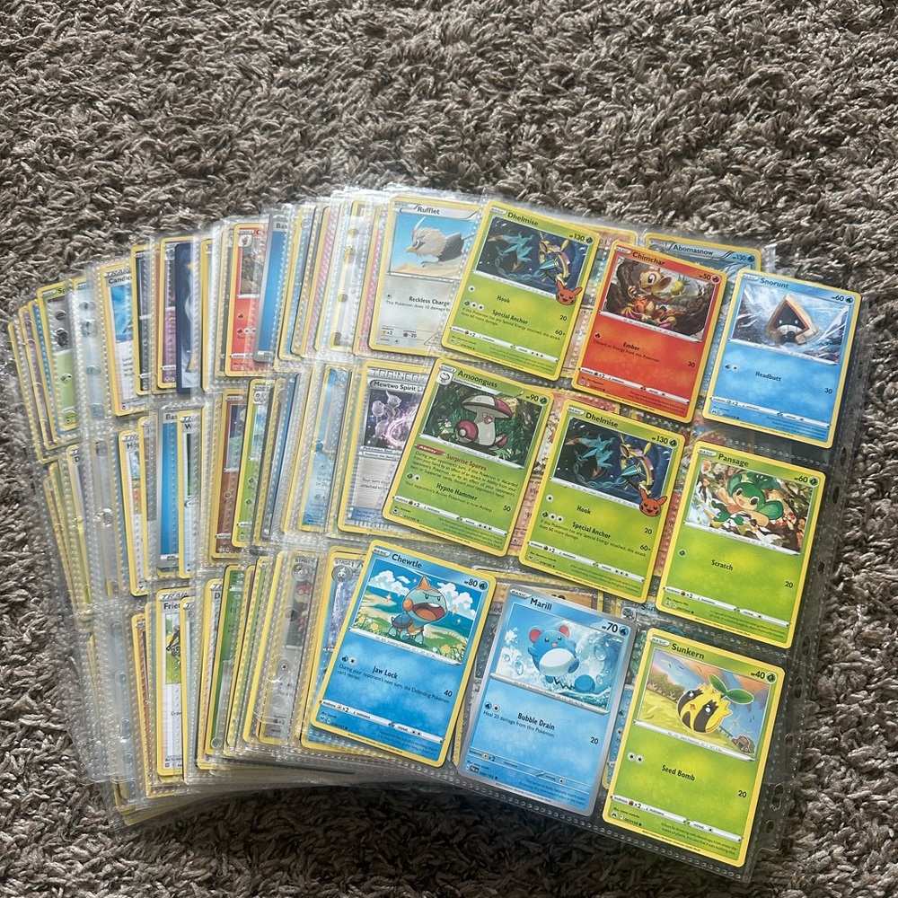 Colorful Trading Card Collection